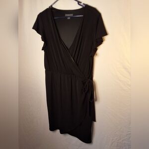 Women's casual black dress